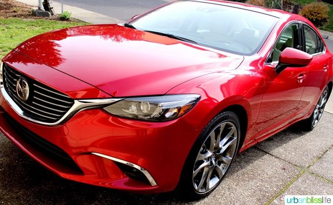 2016 Mazda6 car review on UrbanBlissLife.com
