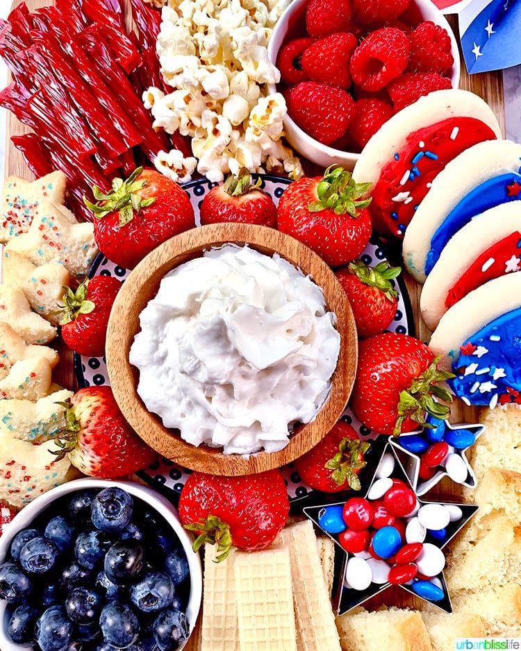 4th of July Dessert Board for a weeknight