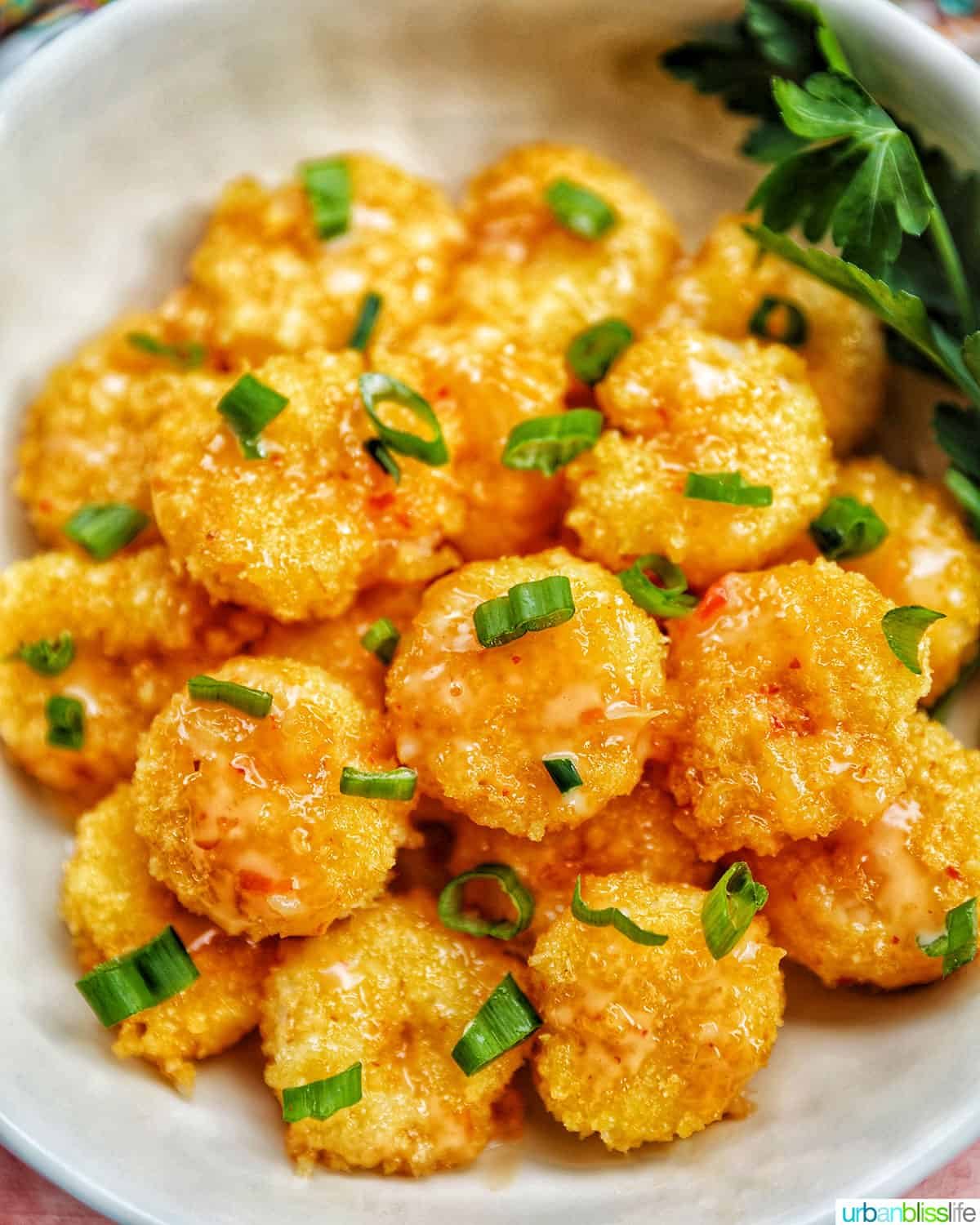 air fryer bang bang shrimp