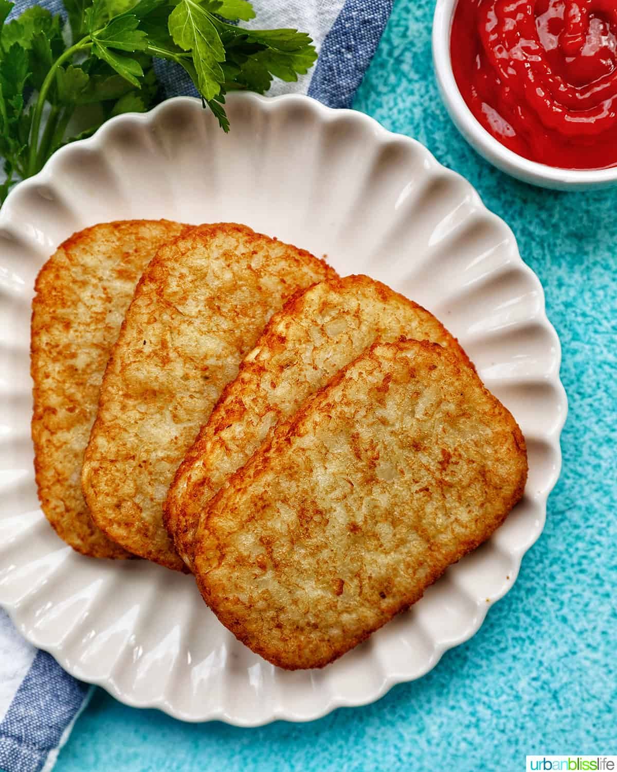 air fryer hash brown patties