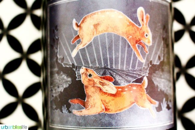 Art of Sparkling wine label by Christin Engelberth