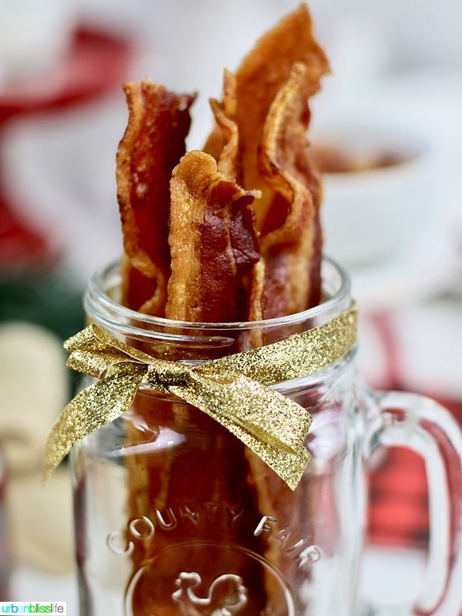 bacon in a mason jar