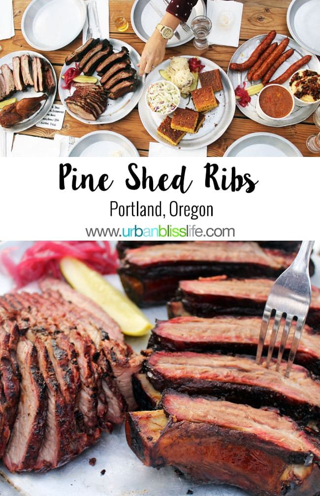 Pine Shed Ribs restaurant in Portland, Oregon on UrbanBlissLife.com