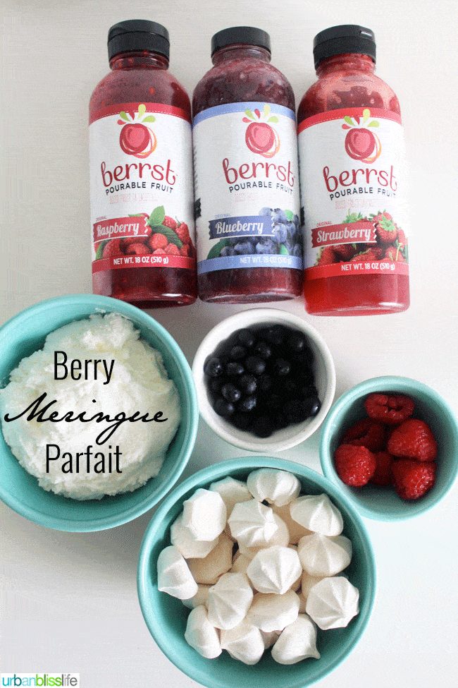 Berry Meringue Parfait