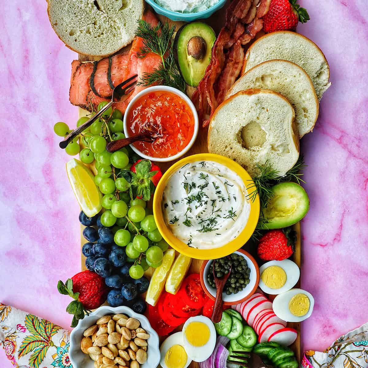 brunch charcuterie board.