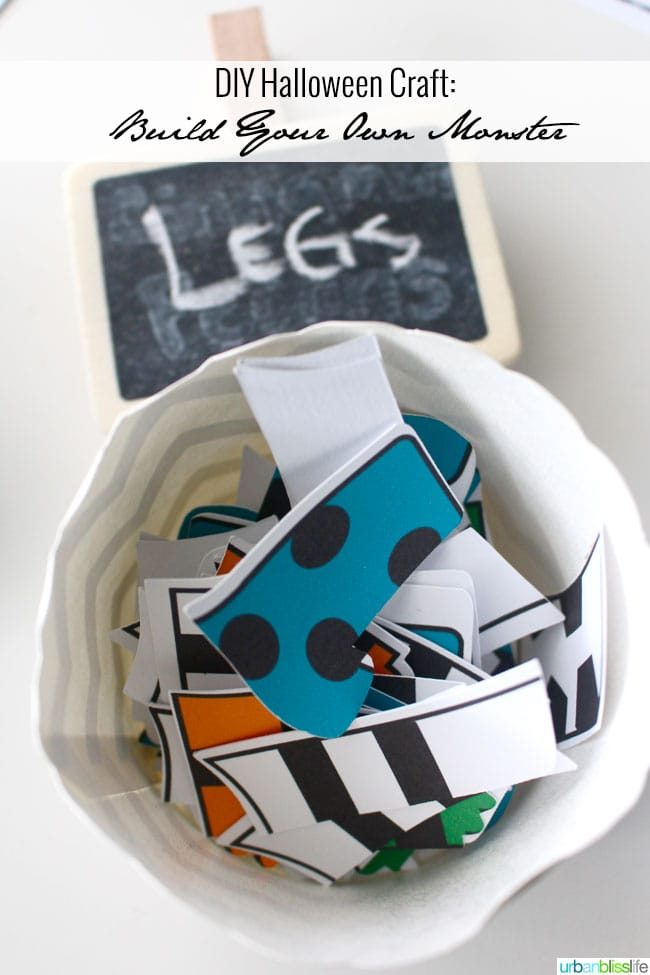 Build Your Own Monster DIY Halloween Craft