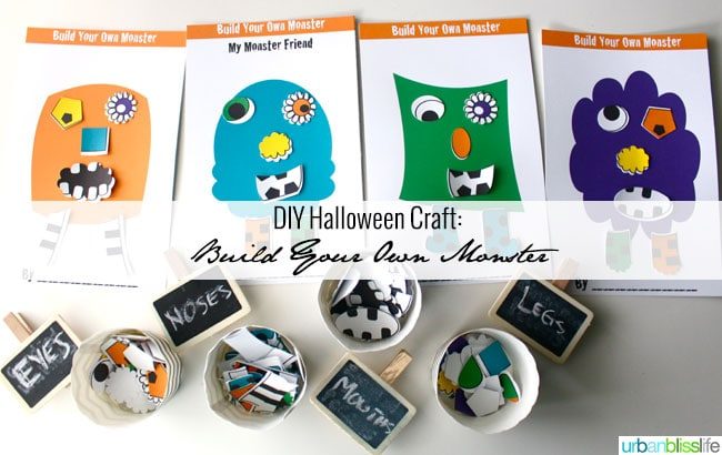 Build Your Own Monster DIY Halloween Craft