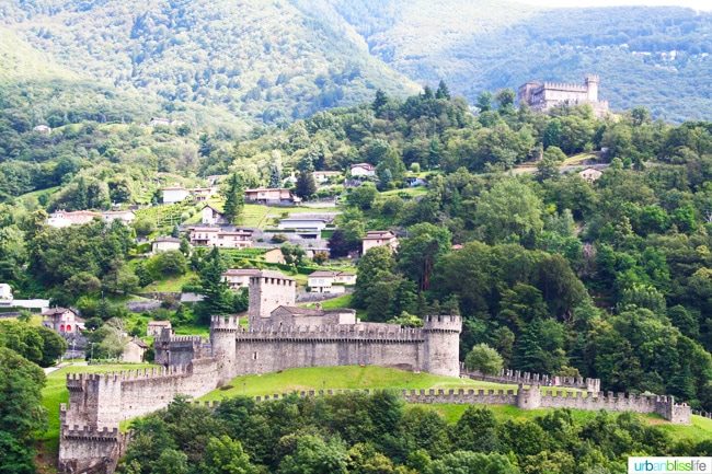 two of the Three Castles of Bellinzona