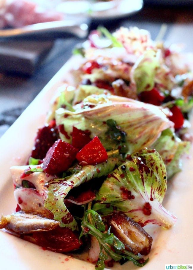 Baby Beet Salad at Catelli's restaurant