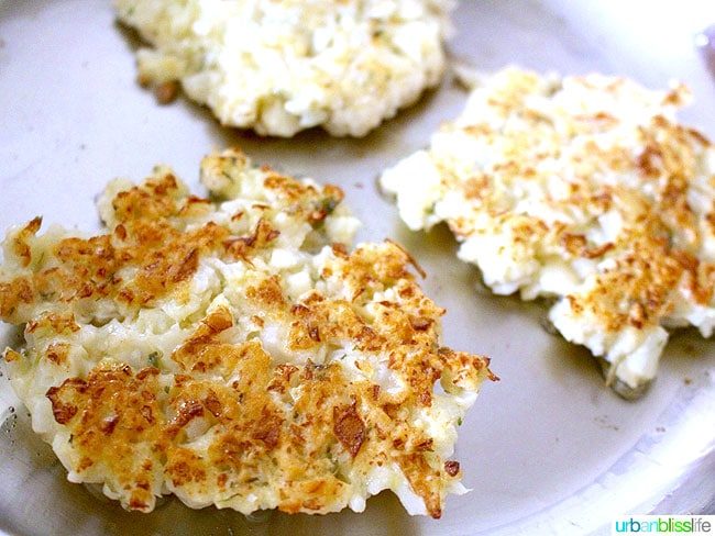 Cauliflower Fritters