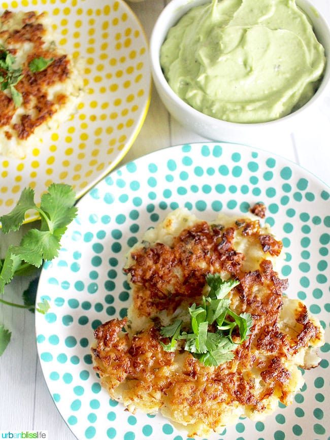 Fritters on plate
