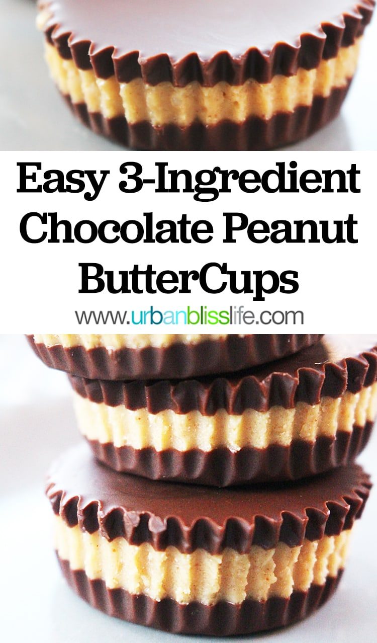 homemade chocolate peanut butter cups