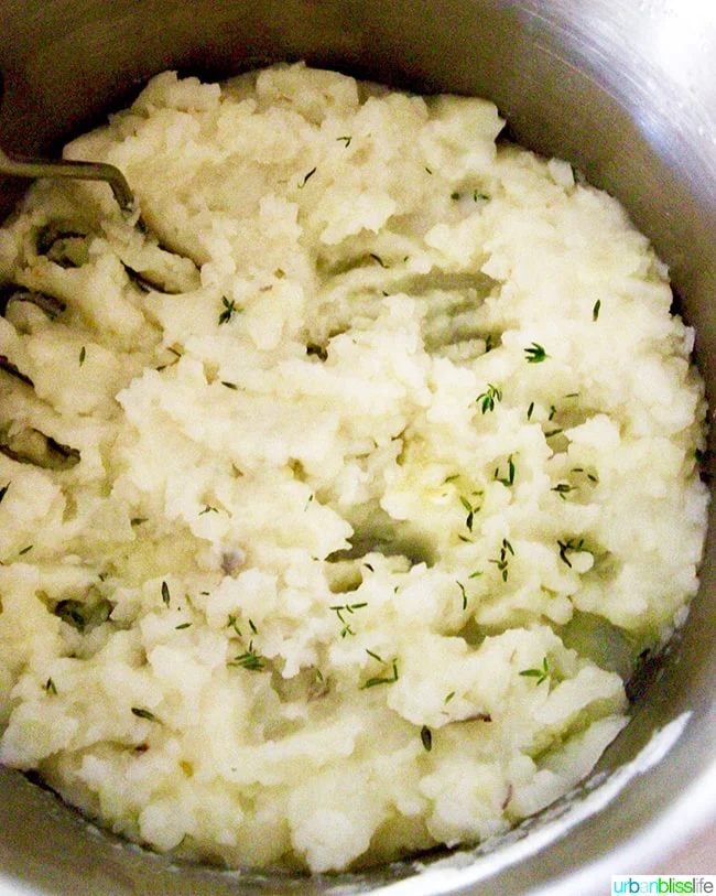 mashed potatoes