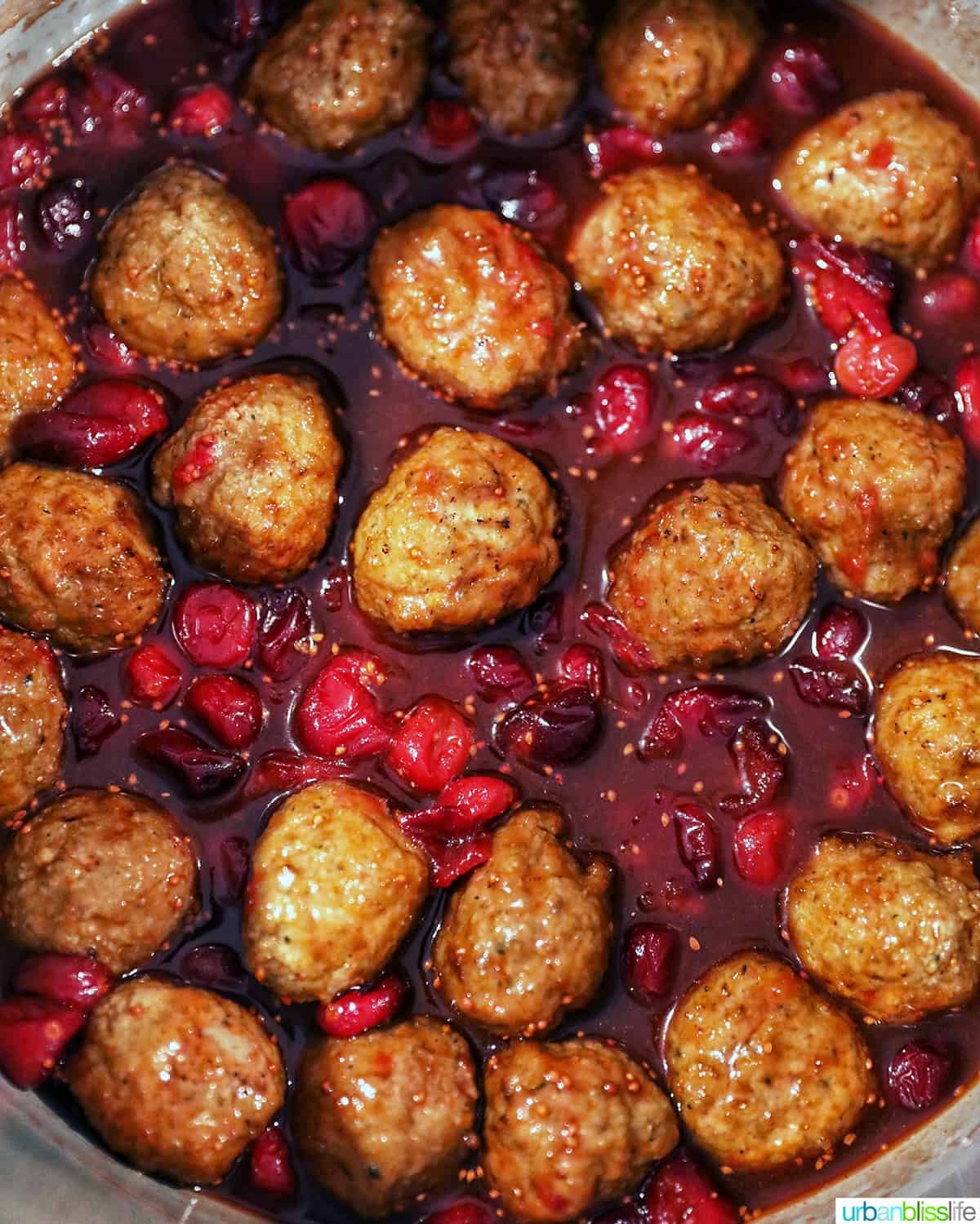 cranberry meatballs