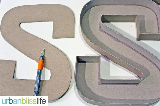 Simple DIY Marquee Letters
