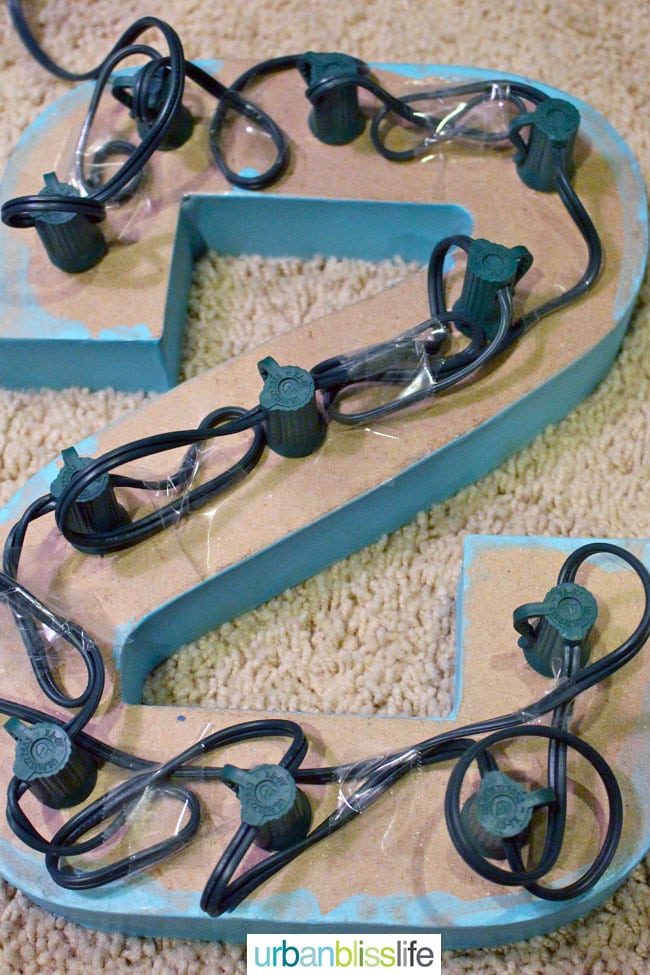 Simple DIY Marquee Letters