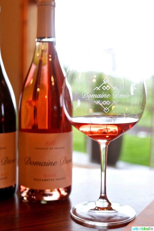 Domaine Divio Oregon winery in Oregon's Willamete Valley wine country on UrbanBlissLife.com