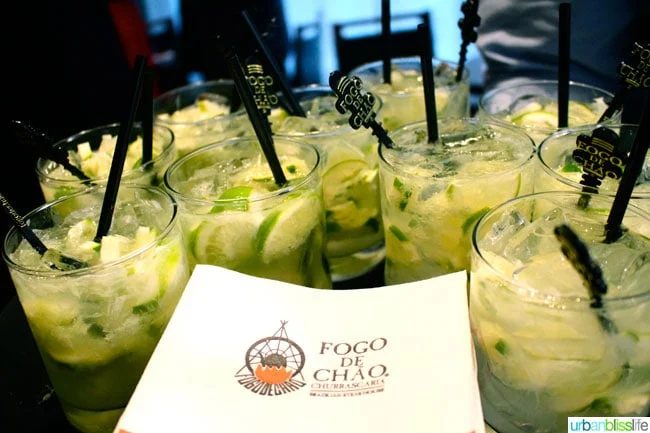Fogo de Chao Portland Oregon restaurant Caipirinha