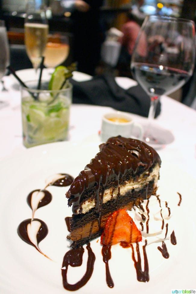 Fogo de Chao Portland Oregon restaurant cake