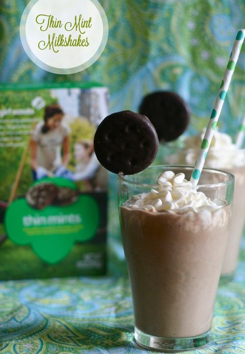 thin mint milkshake