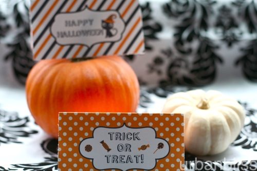 Halloween Favor Bag Labels Free Printable by Urban Bliss