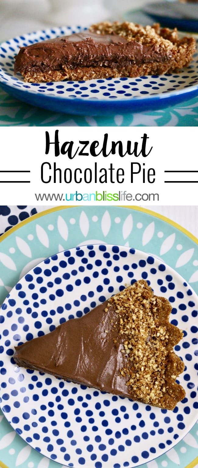 Decadent Tasty Chocolate Hazelnut Tart recipe on UrbanBlissLife.com
