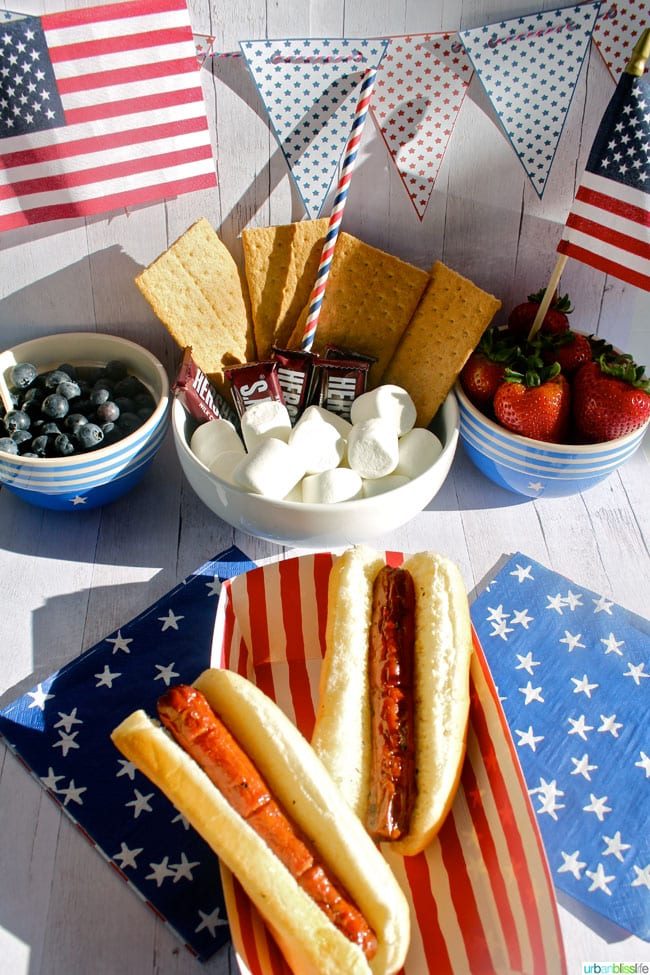 Free Fourth of July Banner Printable from the stove