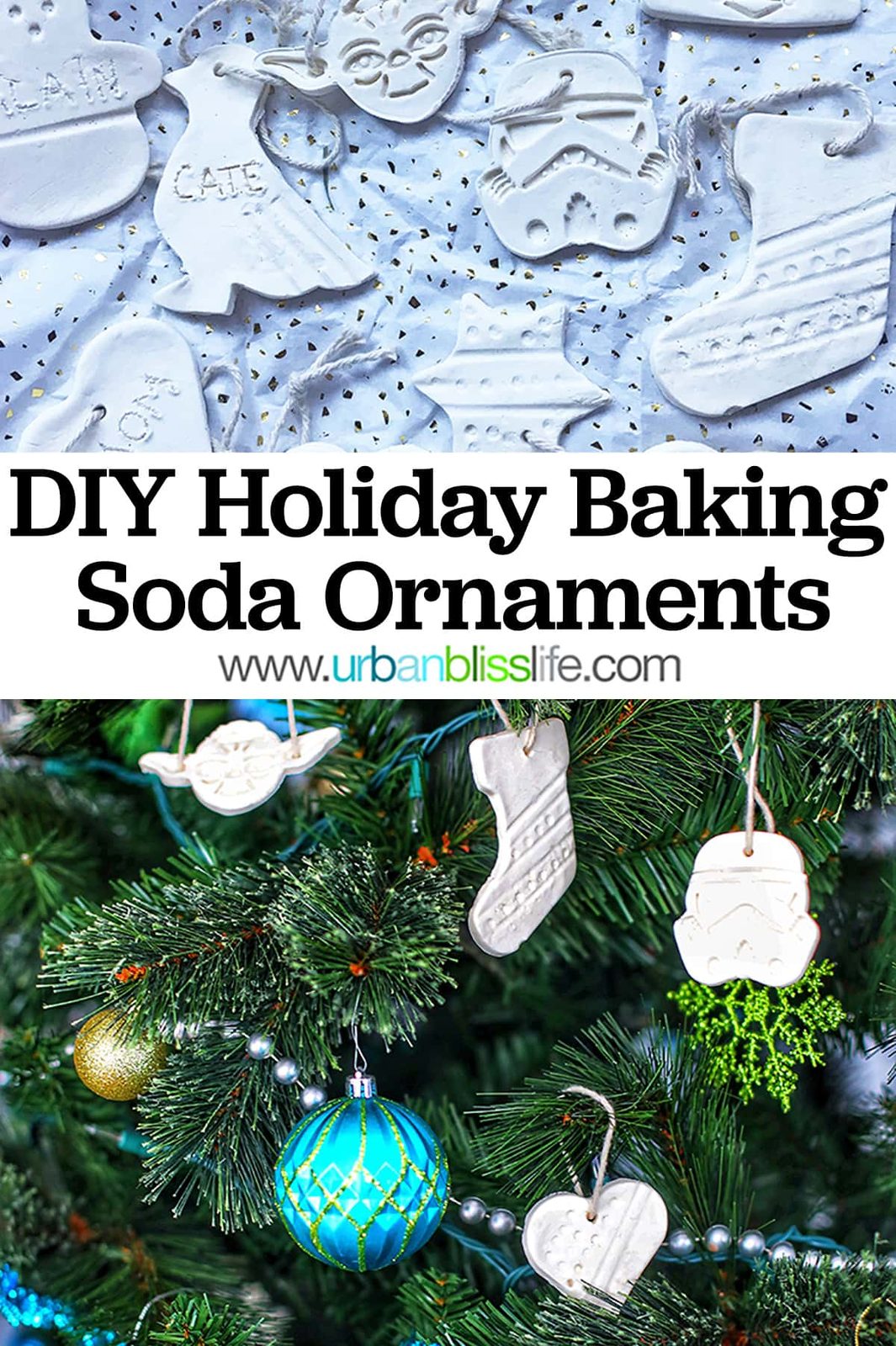 DIY baking soda ornaments
