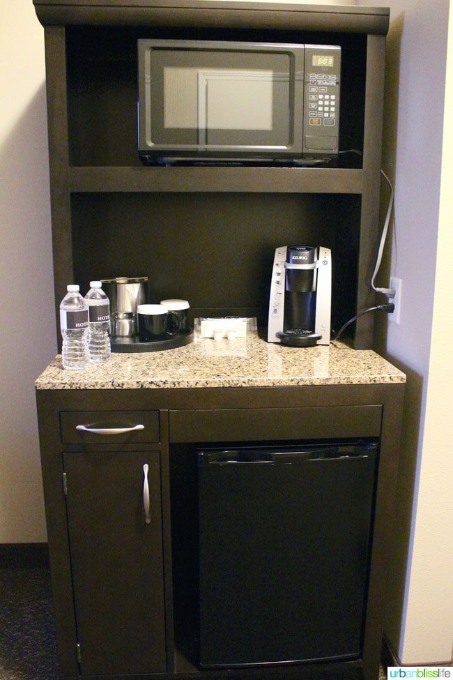 room minibar at Hotel Maison in Yakima