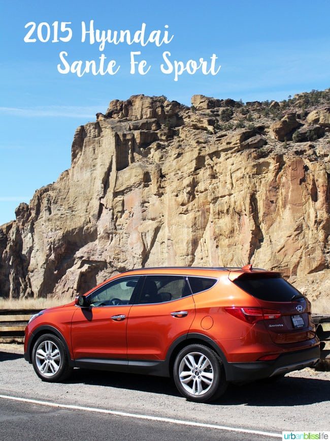 Hyundai Sante Fe Sport car review on UrbanBlissLife.com
