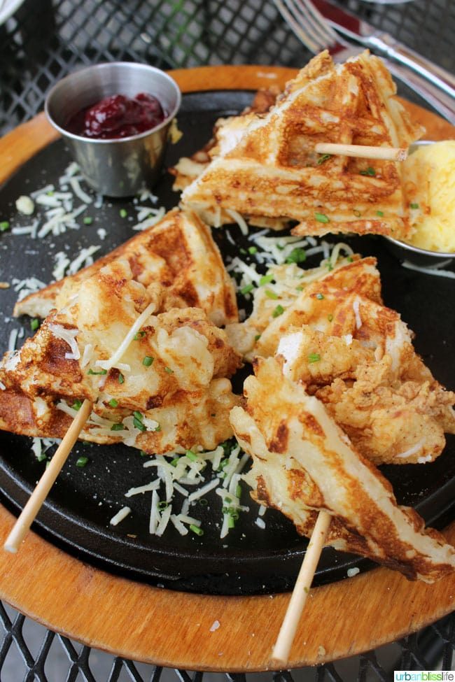 Fork Restaurant in Boise fried chicken and waffles