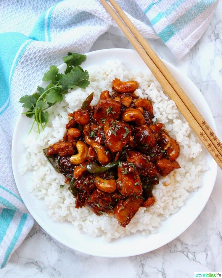 Pressure-cooker Cashew Chicken