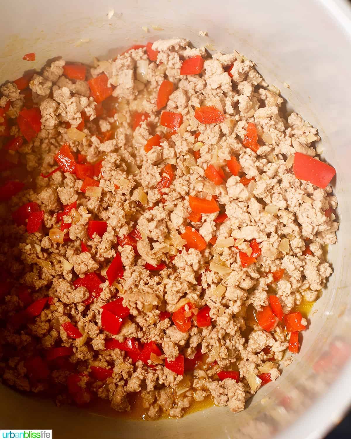 cooked ground turkey for instant pot chili