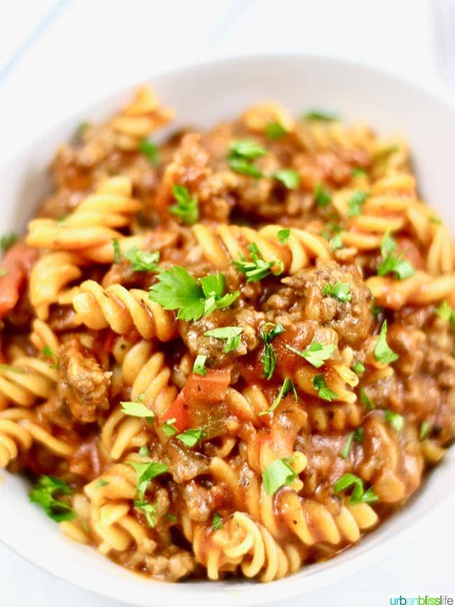 Pressure-cooker Sausage Peppers & Pasta