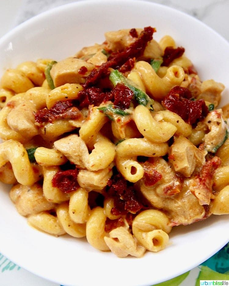 Dairy-Free Pressure-cooker Tuscan Chicken Pasta