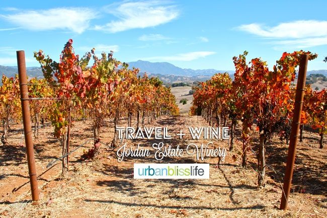 Jordan Estate Winery. Travel to Sonoma Wine Country.