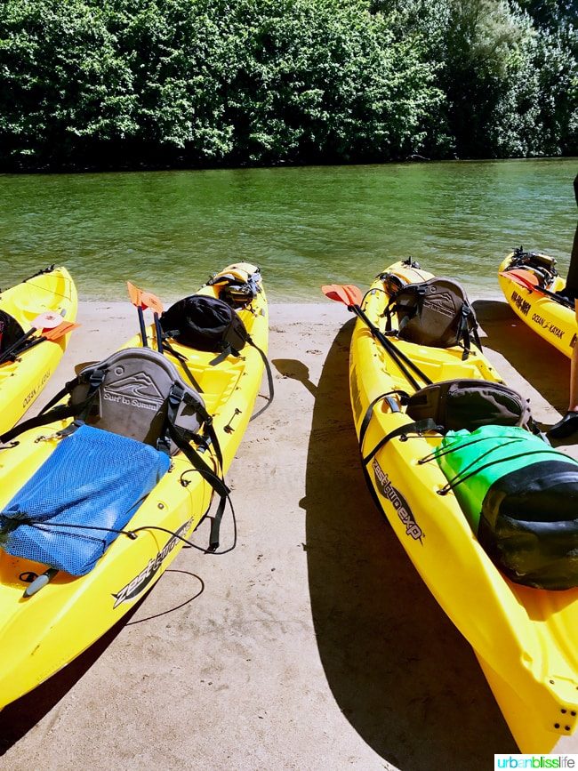 Kayaking in Kauai Hawaii on UrbanBlissLife.com