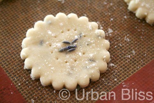 Lavender Shortbread Cookies