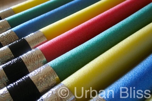 homemade star wars light sabers
