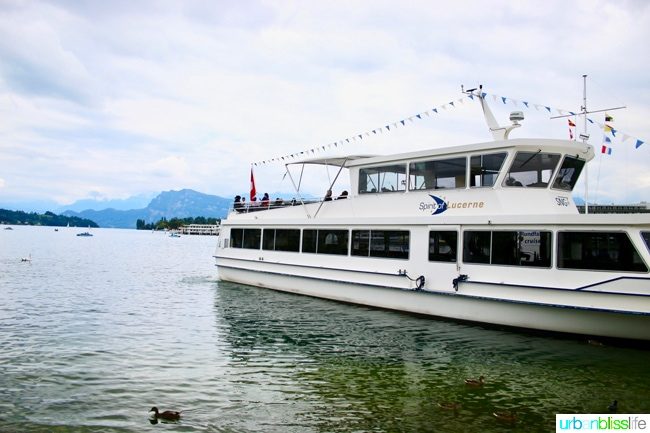things to do in Lucerne: boat tour on the Vierwaldstattersee