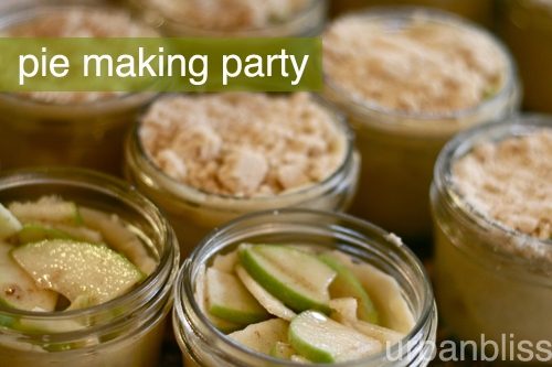 mini pies in a jar
