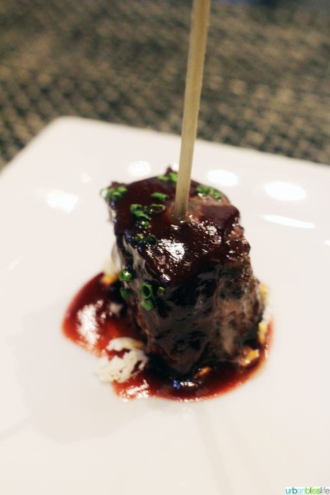 elk meatball at Blue Canyon restaurant in Missoula
