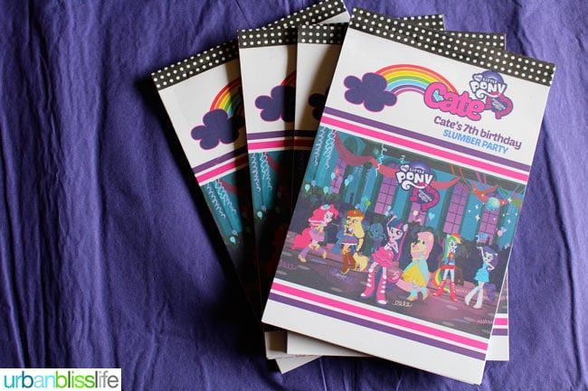 The Little Pony DIY notepads