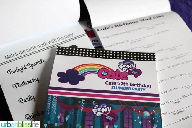 The Little Pony DIY notepads