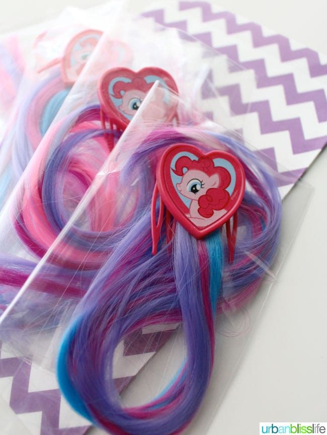 The Little Pony hair extensions