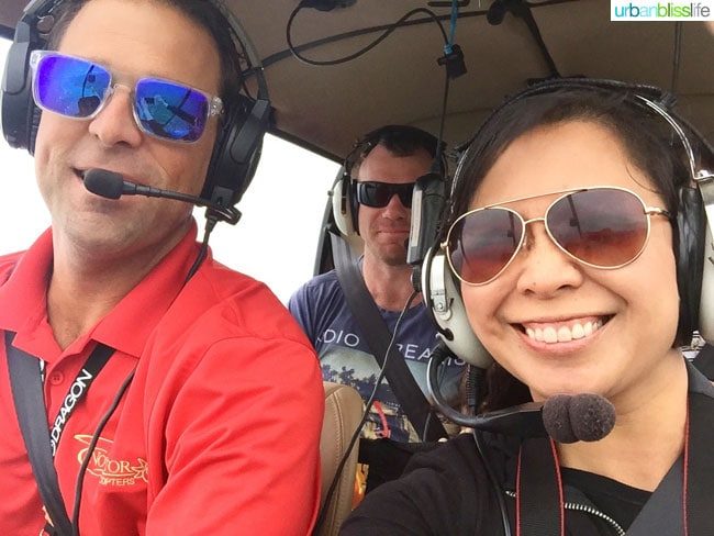 Helicopter Ride over Oahu Island, Hawaii. Amazing scenic photos on UrbanBlissLife.com