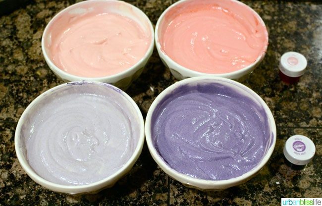 Ombre Cake Icing