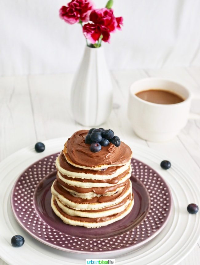Chocolate Pancake Cake Stack
