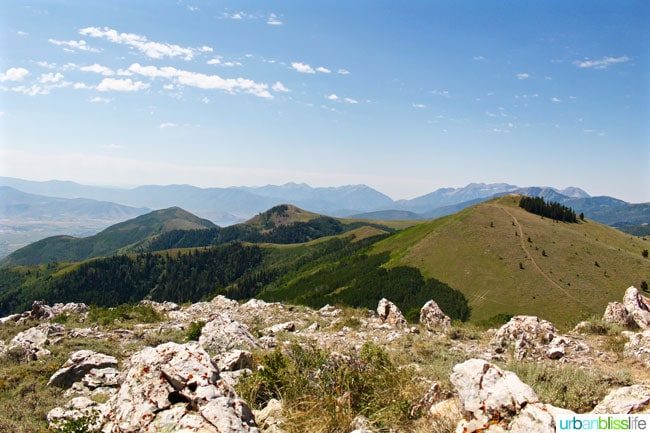 Hiking the Silver Lake Trail in Park City, Utah, on UrbanBlissLife.com