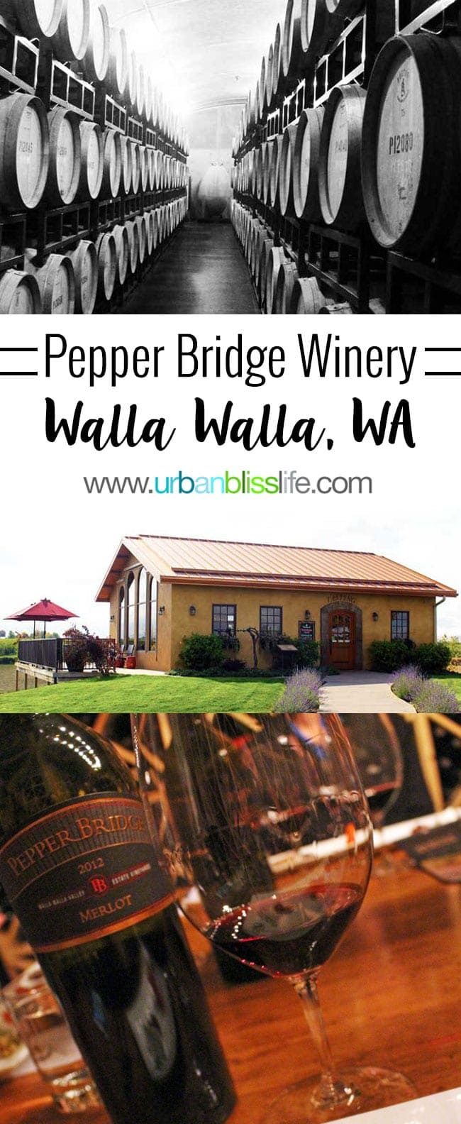 Pepper Bridge Winery in Walla Walla, Washington on UrbanBlissLife.com